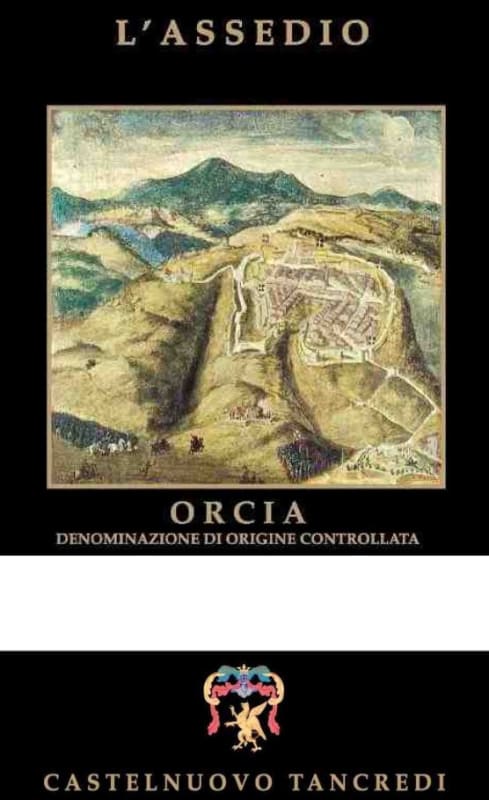 Tenuta Castelnuovo Tancredi Orcia Tancredi L'Assedio 2009 Front Label