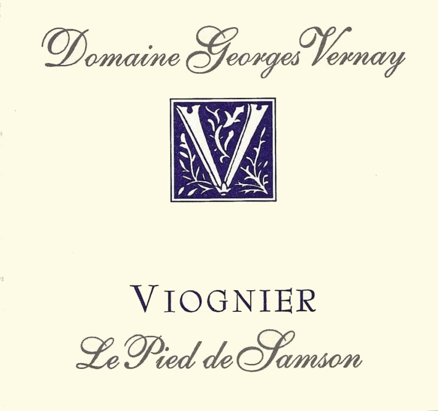 Georges Vernay Le Pied de Samson Viognier 2014 Front Label
