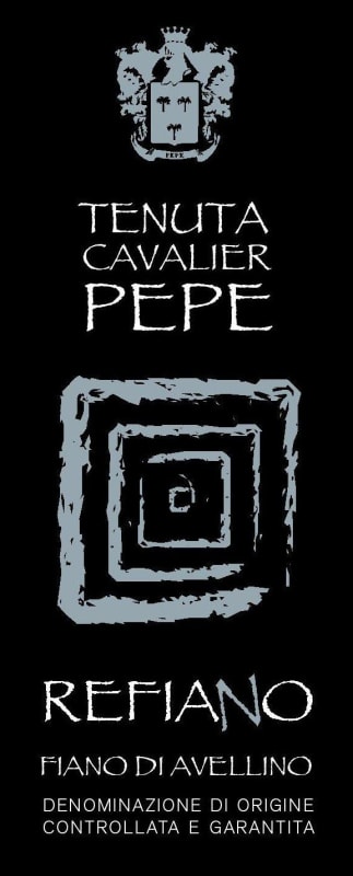 Tenuta Cavalier Pepe Fiano di Avellino Refiano 2010 Front Label