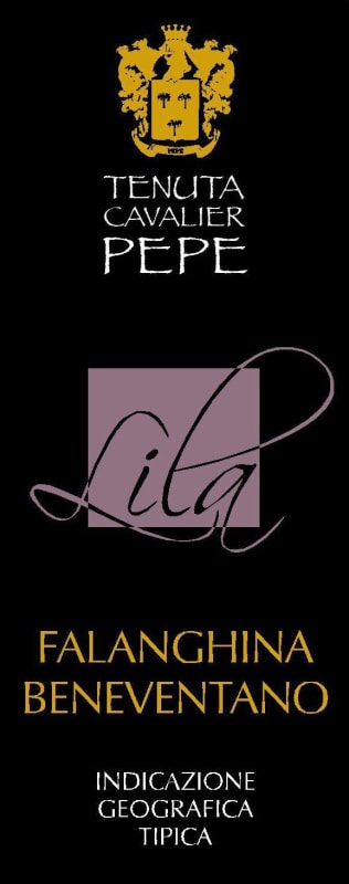 Tenuta Cavalier Pepe Beneventano Lila Falanghina 2014 Front Label