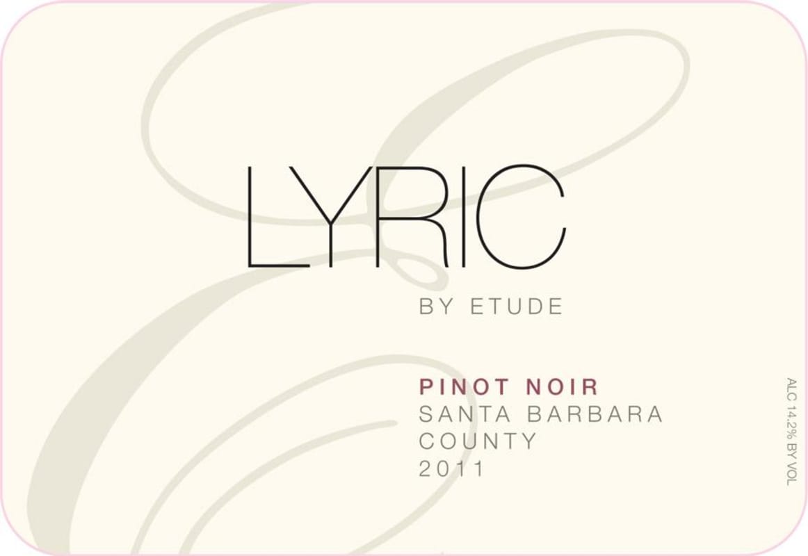 Lyric Pinot Noir 2011 Front Label