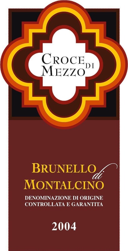 Tenuta Crocedimezzo Brunello di Montalcino 2004 Front Label