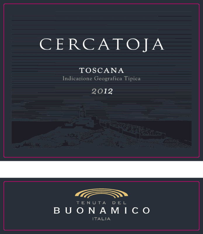 Tenuta del Buonamico Toscana Cercatoja 2012 Front Label