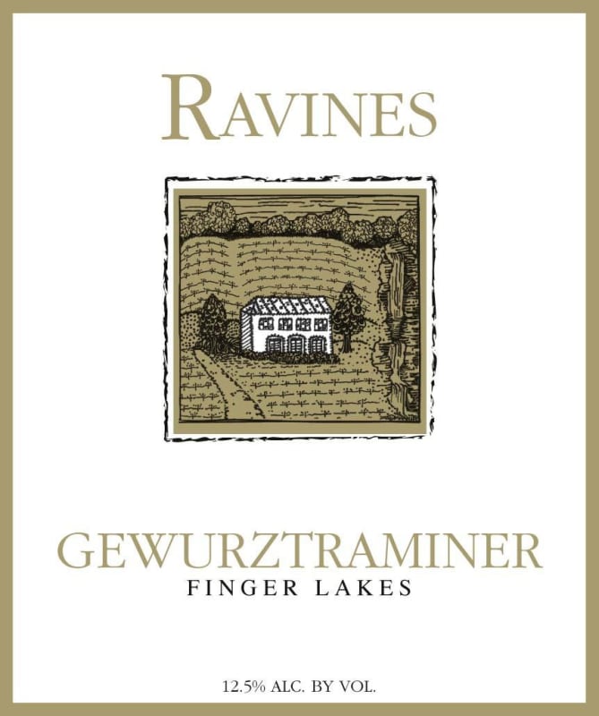Ravines Gewurztraminer 2012 Front Label