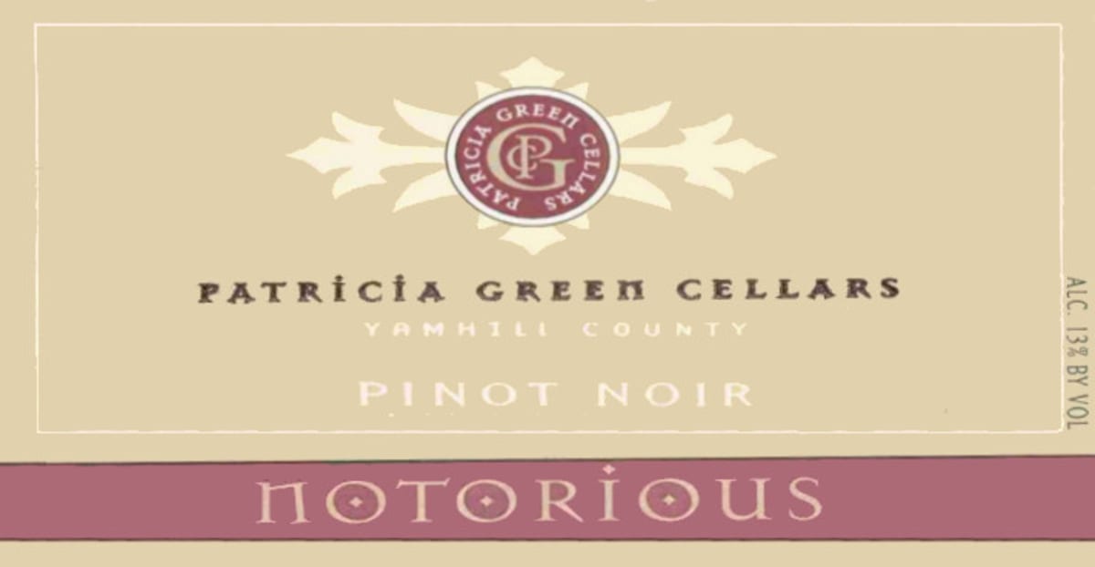 Patricia Green Notorious Pinot Noir 2003 Front Label
