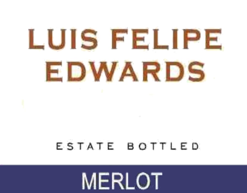 Luis Felipe Edwards Merlot 2008 Front Label