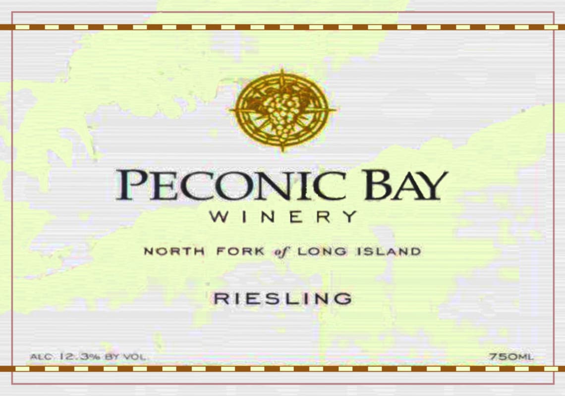 Peconic Bay Winery Riesling 2010 Front Label