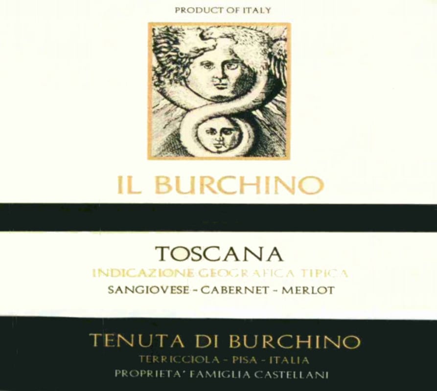 Tenuta di Burchino Toscana Il Burchino 2004 Front Label