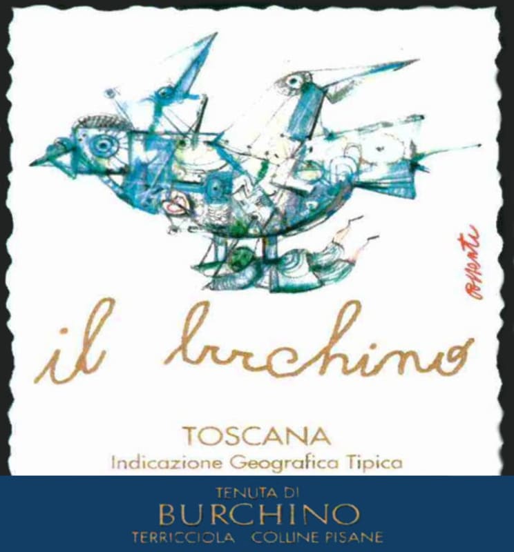 Tenuta di Burchino Toscana Il Burchino Bianco 2008 Front Label