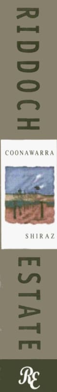Riddoch Shiraz 2004 Front Label