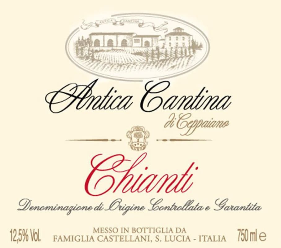 Tenuta di Ceppaiano Chianti 2012 Front Label