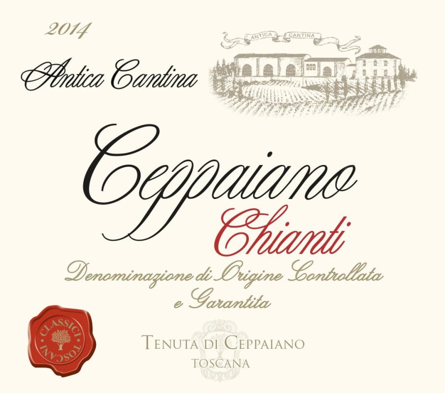 Tenuta di Ceppaiano Chianti 2014 Front Label