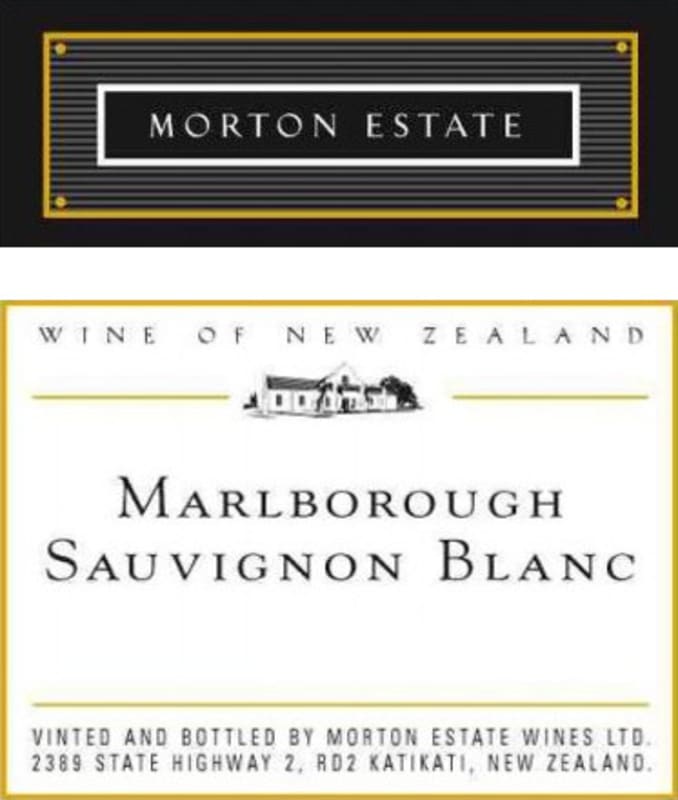 Morton Estate Marlborough Sauvignon Blanc 2009 Front Label