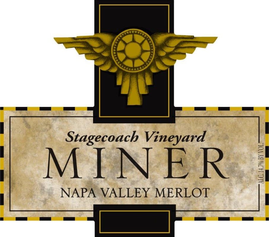 Miner Family Stagecoach Vineyard Merlot 2007 Front Label