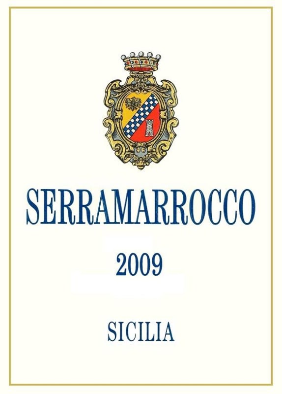 Tenuta di Serramarrocco Sicilia Rosso 2009 Front Label