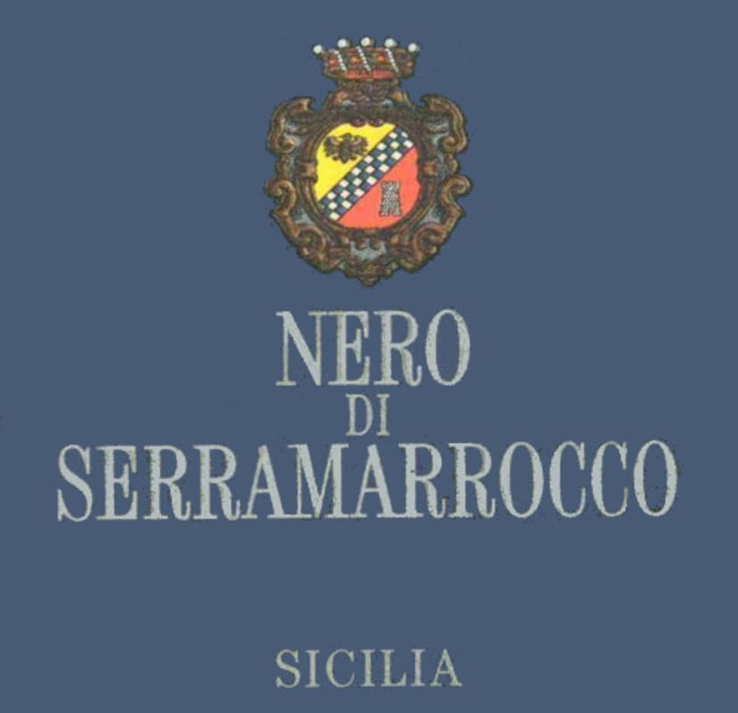 Tenuta di Serramarrocco Sicilia Nero di Serramarrocco Nero d'Avola 2009 Front Label