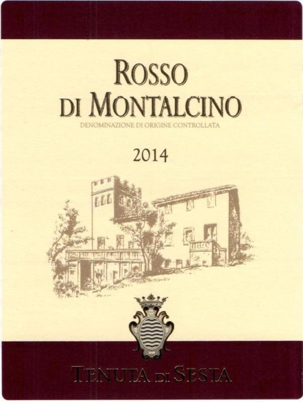 Tenuta di Sesta Rosso di Montalcino 2014 Front Label