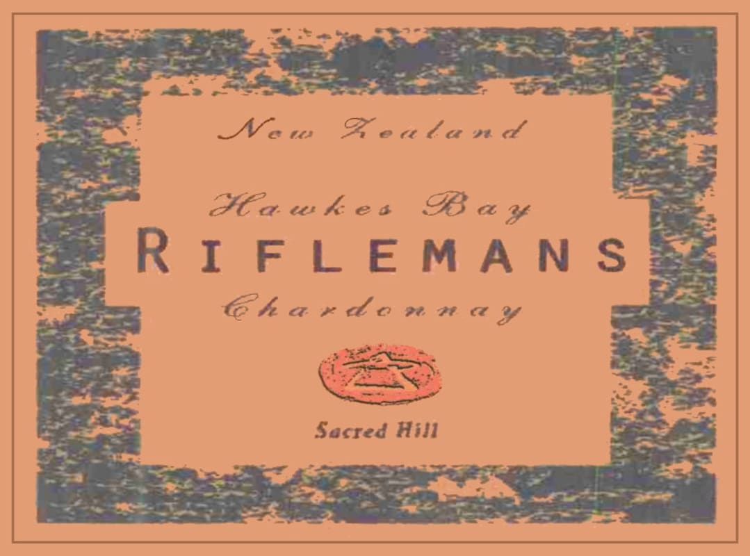 Sacred Hill Hawke's Bay Riflemans Chardonnay 2006 Front Label