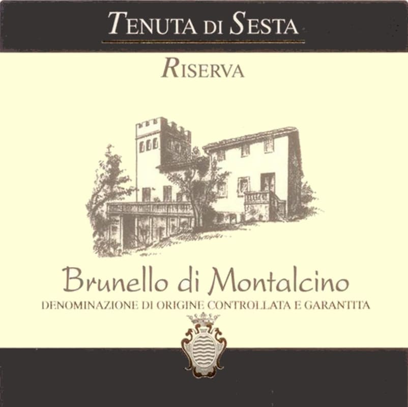 Tenuta di Sesta Brunello di Montalcino Riserva 2007 Front Label