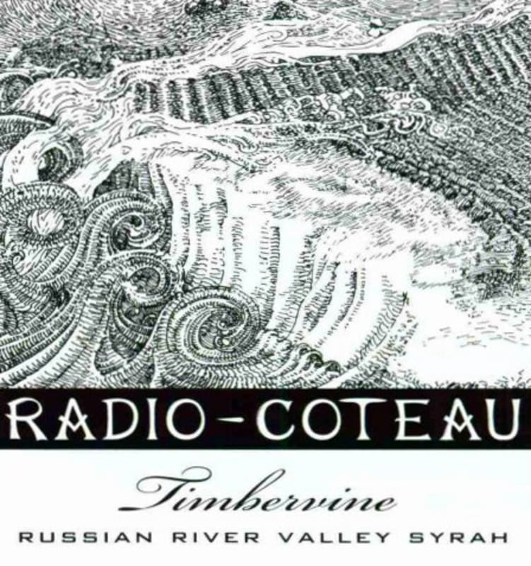 Radio-Coteau Timbervine Syrah 2007 Front Label