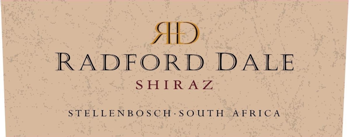Radford Dale Shiraz 2013 Front Label