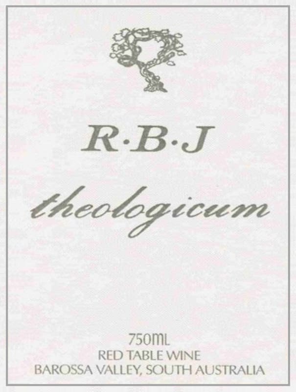 RBJ Theologicum 2012 Front Label