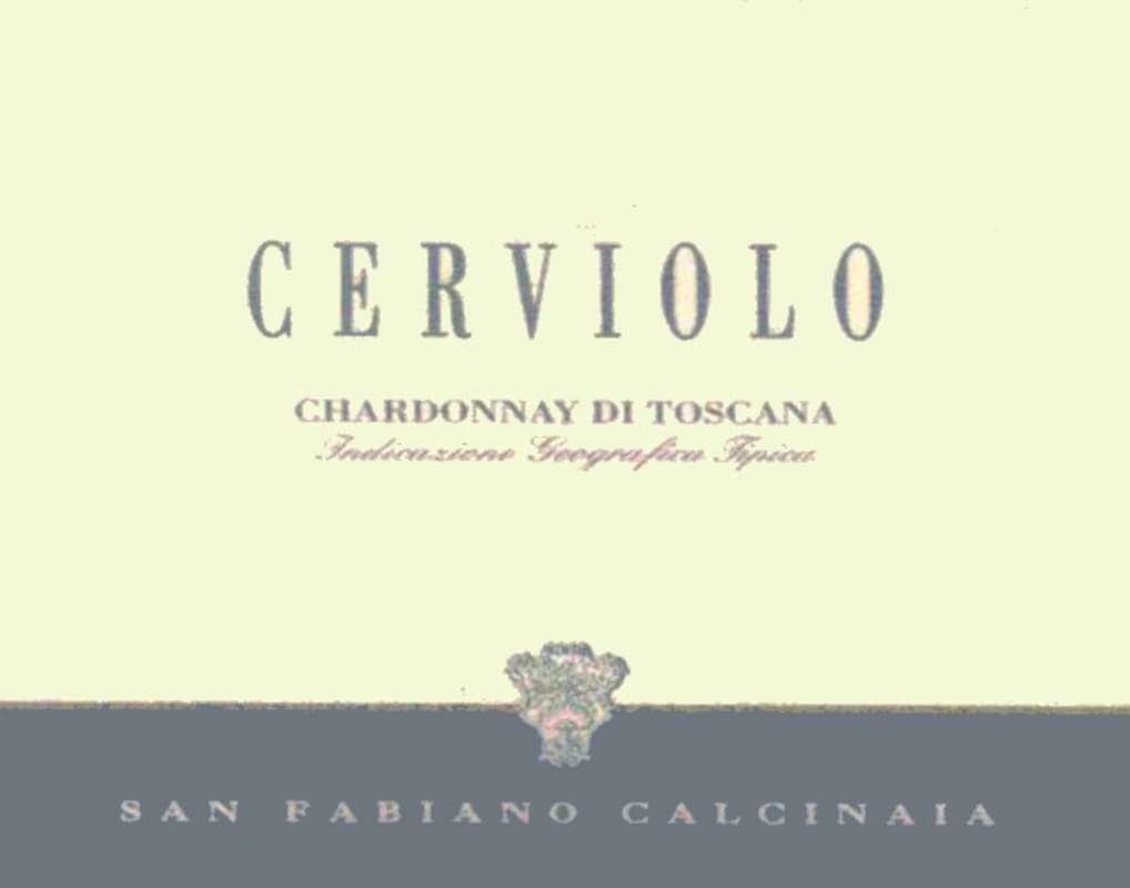 San Fabiano Calcinaia Cerviolo Chardonnay 2005 Front Label