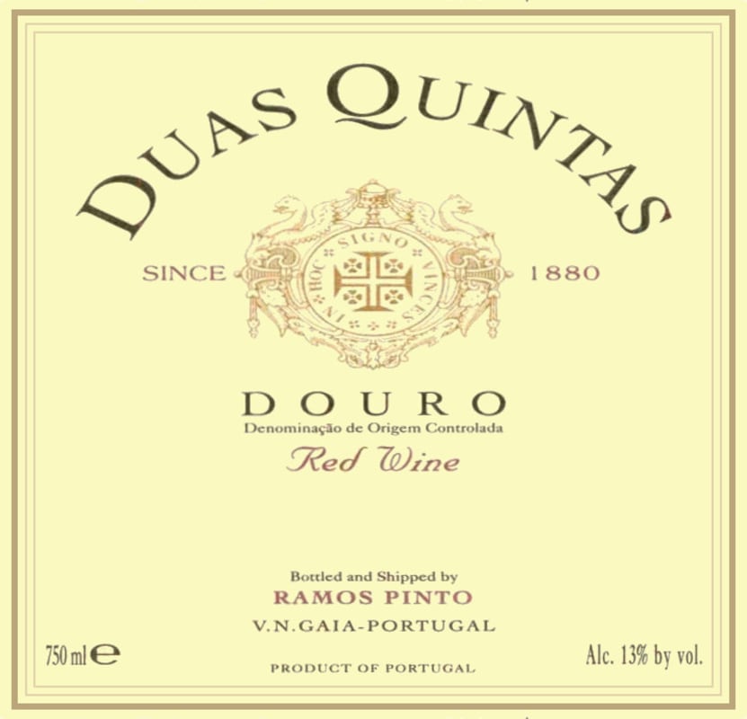Ramos Pinto Duas Quintas 2009 Front Label