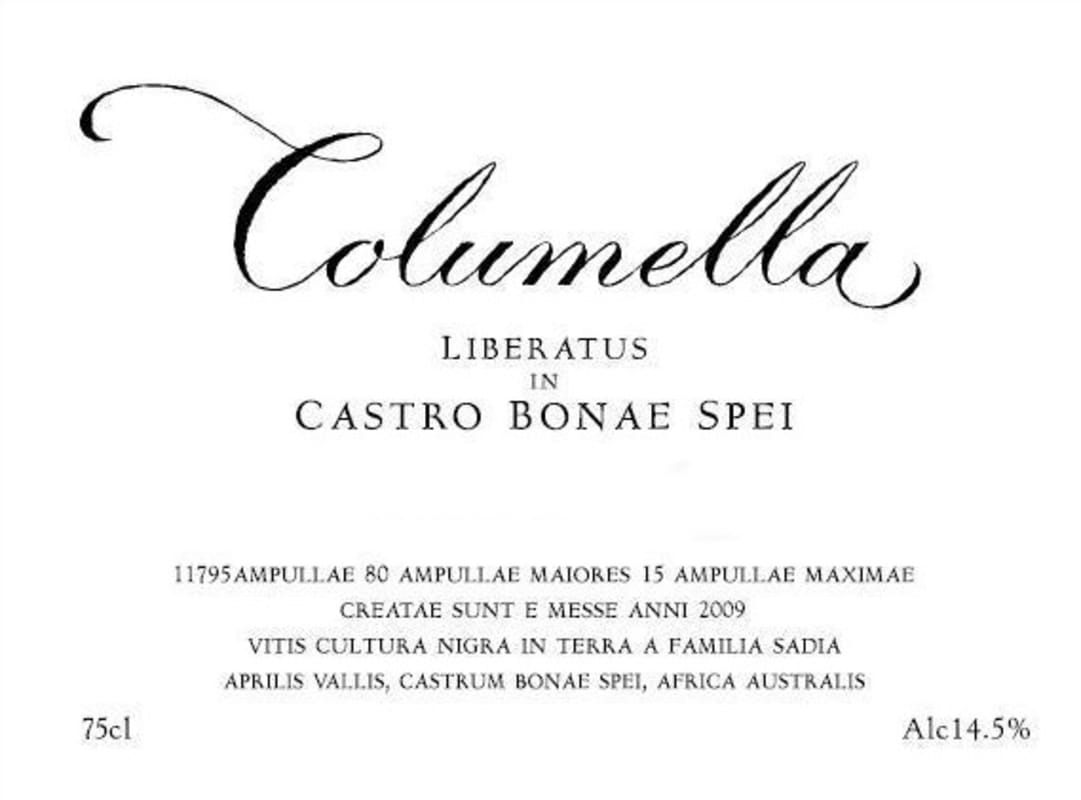 Sadie Family Columella 2013 Front Label