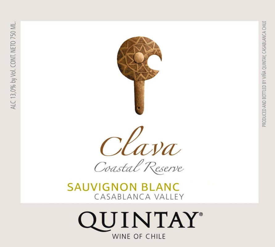 Quintay Clava Coastal Reserve Sauvignon Blanc 2013 Front Label