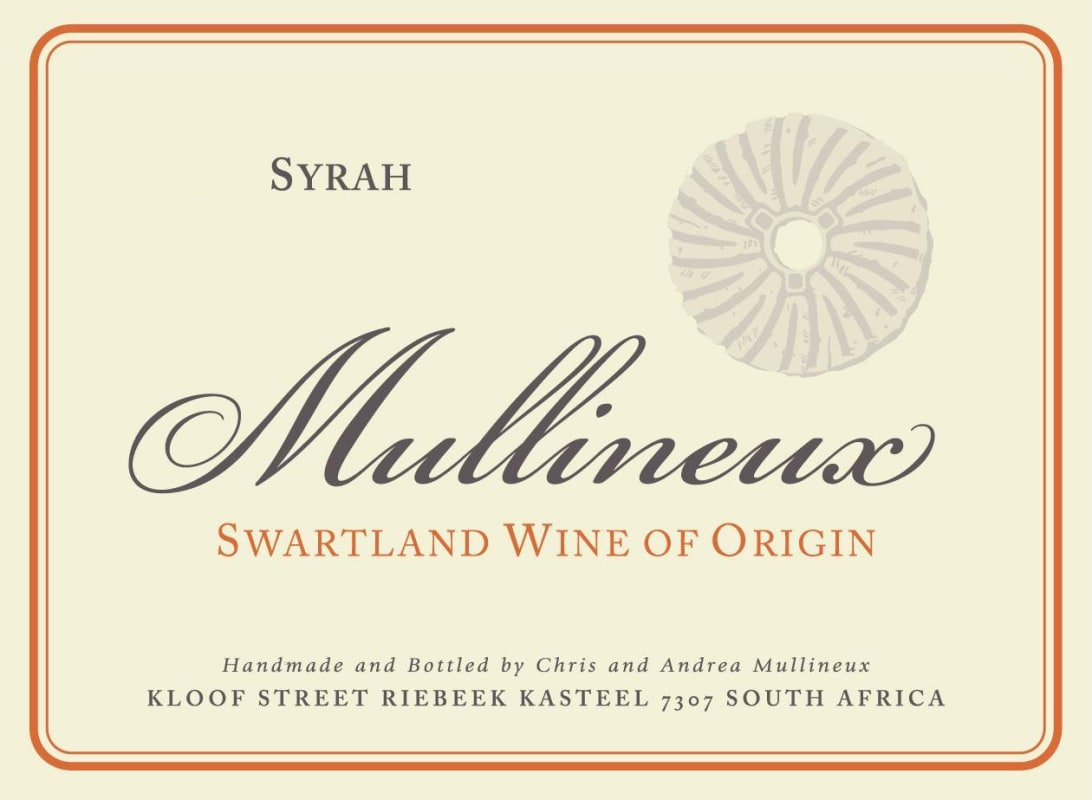 Mullineux Family Wines Syrah 2010 Front Label