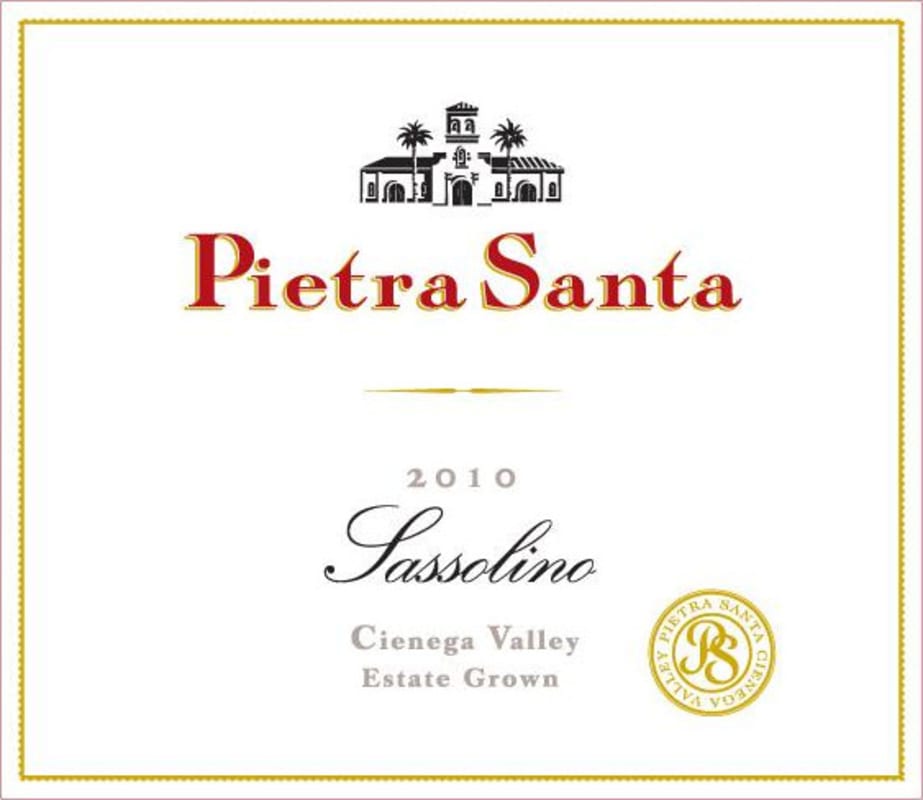 Pietra Santa Sassolino 2010 Front Label