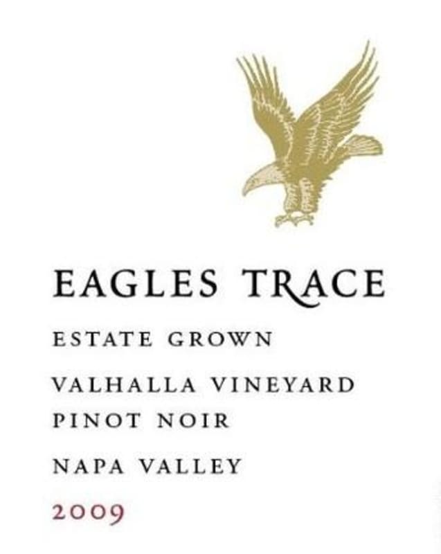 Eagles Trace Valhalla Vineyard Pinot Noir 2009 Front Label
