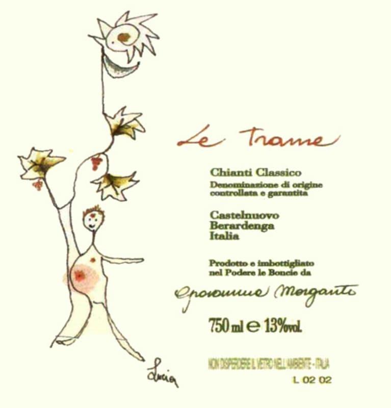 Podere Le Boncie Chianti Classico Le Trame 2012 Front Label