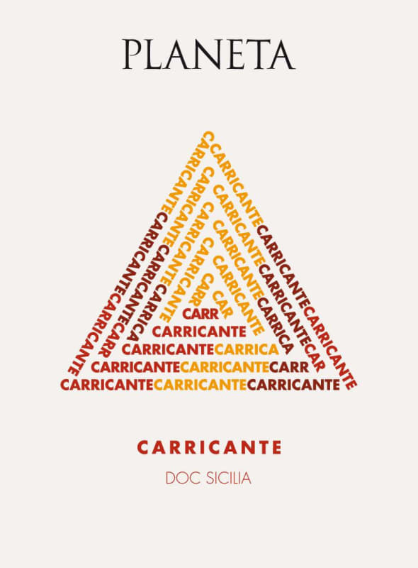 Planeta Carricante 2014 Front Label