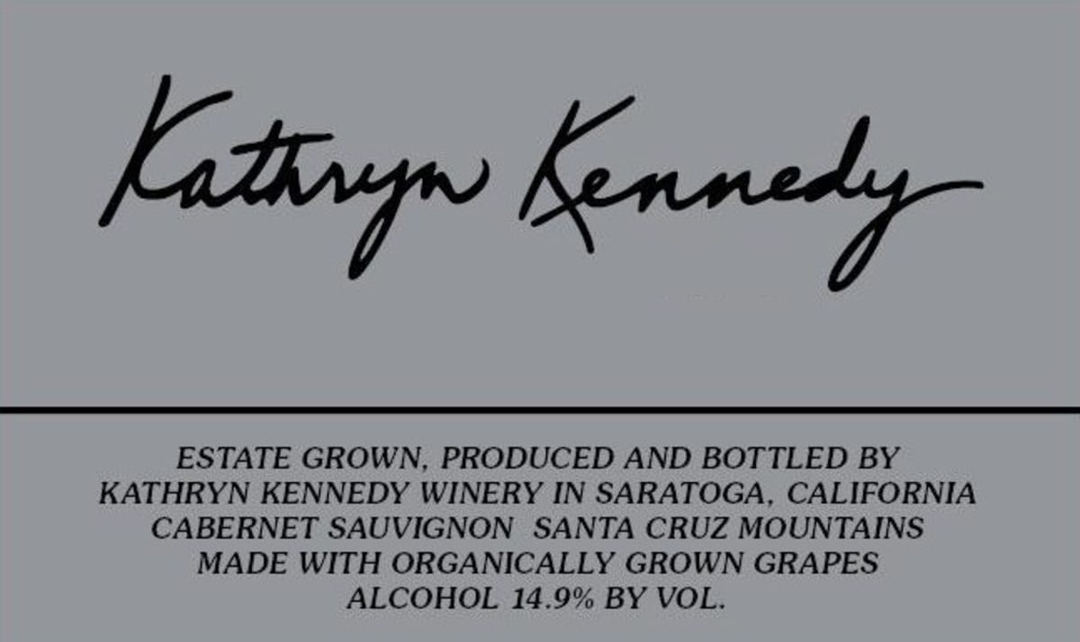 Kathryn Kennedy Santa Cruz Mountains Cabernet Sauvignon 2011 Front Label