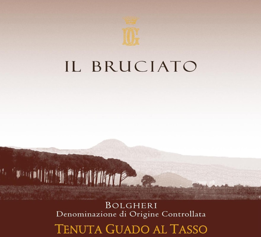 Tenuta Guado al Tasso Il Bruciato 2009 Front Label
