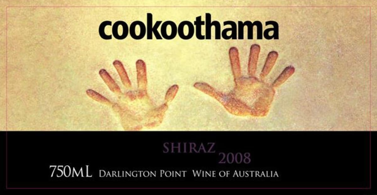 Nugan Estate Cookoothama Shiraz 2008 Front Label