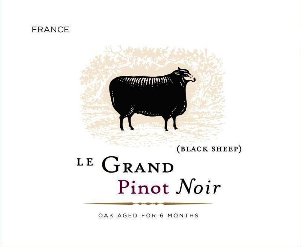 Le Grand Noir Black Sheep Pinot Noir 2013 Front Label