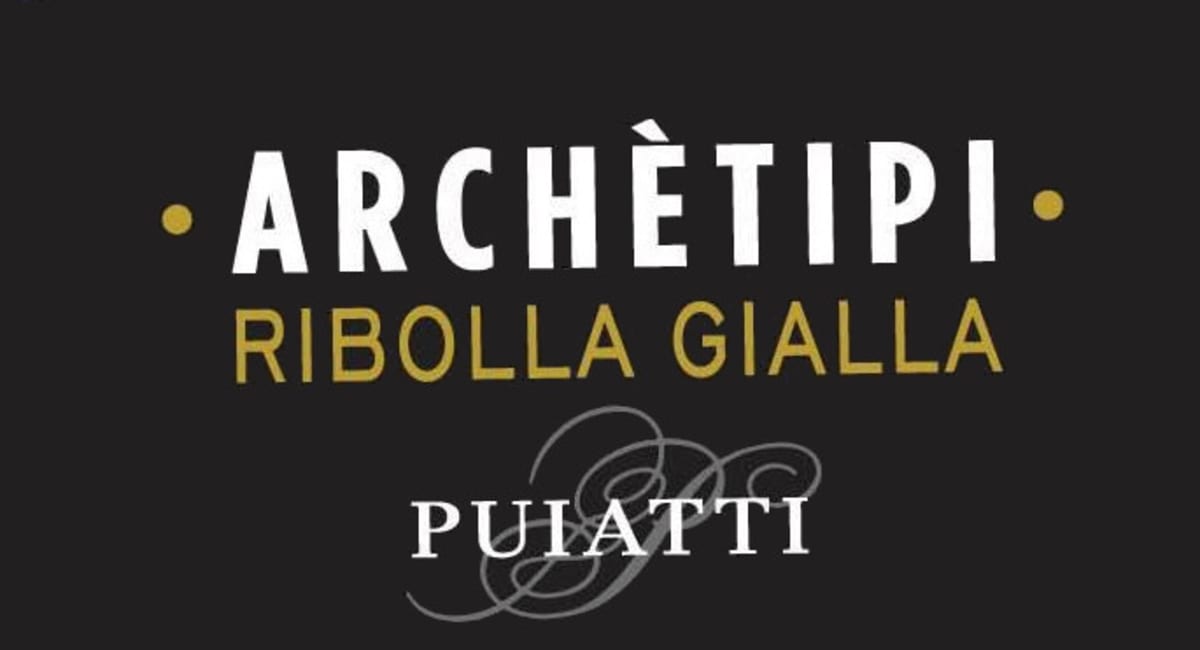 Cantina Puiatti Archetipi Ribolla Gialla 2013 Front Label