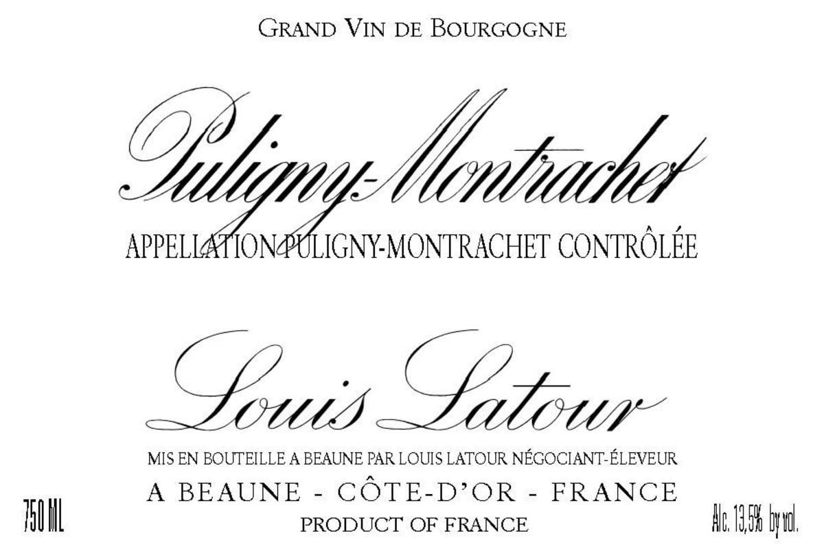 Louis Latour Puligny-Montrachet 2009 Front Label