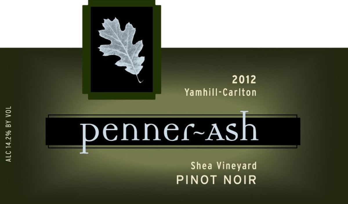 Penner-Ash Shea Vineyard Pinot Noir 2012 Front Label