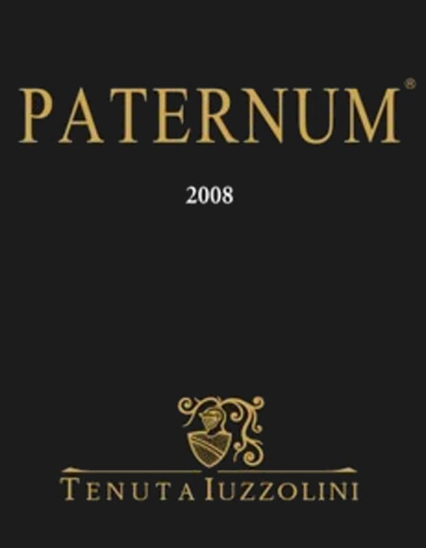 Tenuta Iuzzolini Calabria Paternum 2008 Front Label