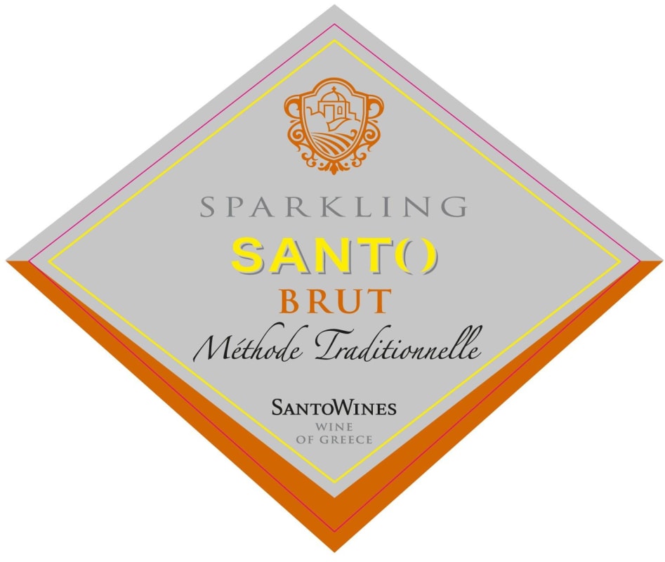 Santo Sparkling Assyrtiko 2012 Front Label