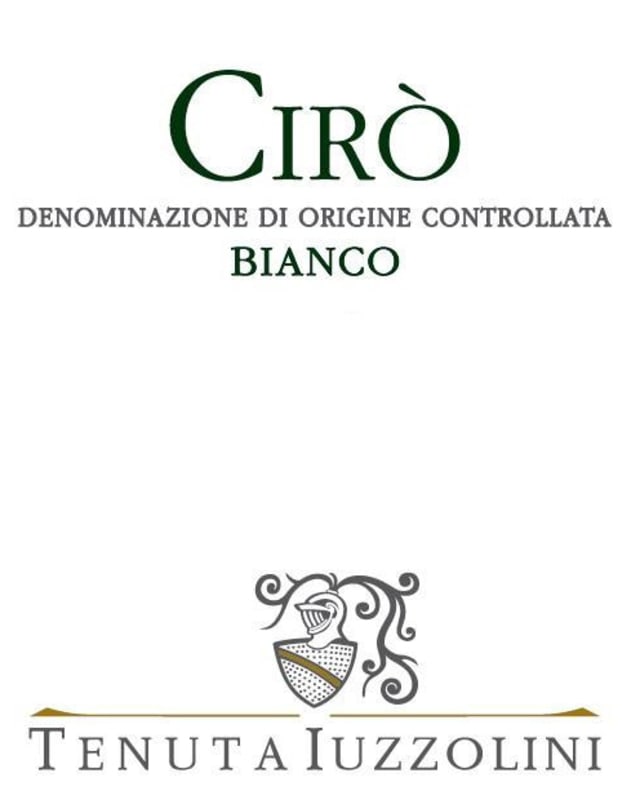 Tenuta Iuzzolini Ciro Bianco 2015 Front Label