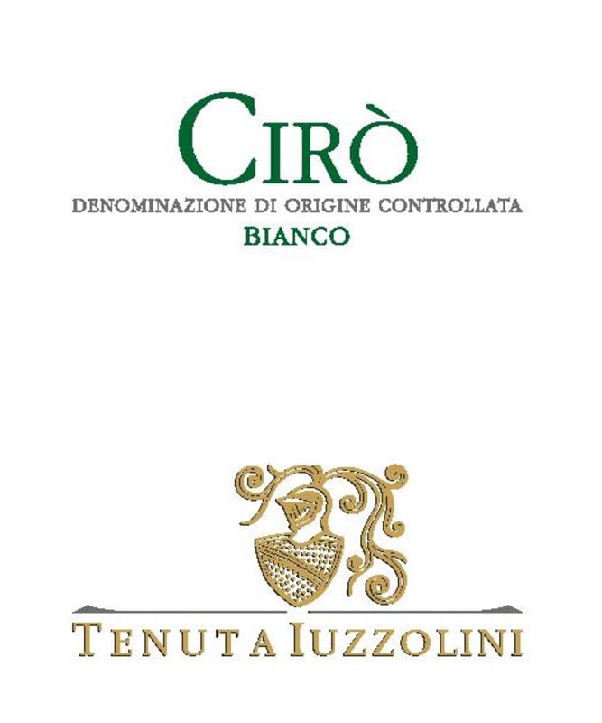 Tenuta Iuzzolini Ciro Bianco 2011 Front Label