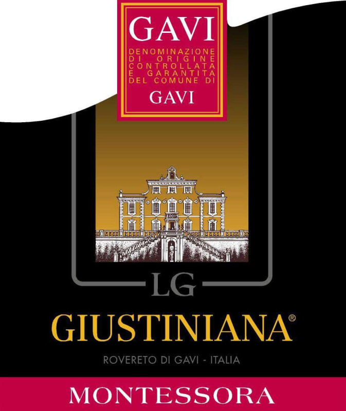 La Giustiniana Gavi di Gavi Vigneti Montessora 2014 Front Label