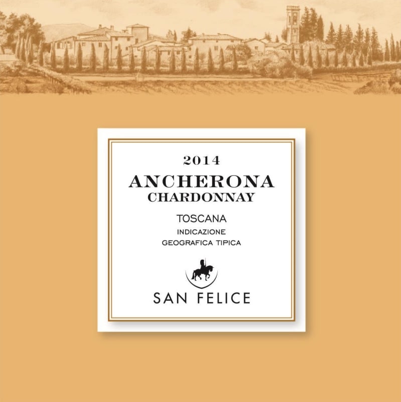 San Felice Ancherona Chardonnay 2014 Front Label