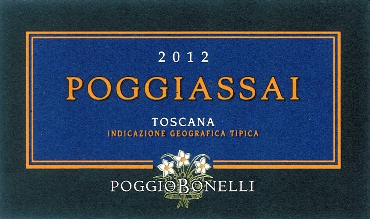 Poggio Bonelli Poggiassai 2012 Front Label