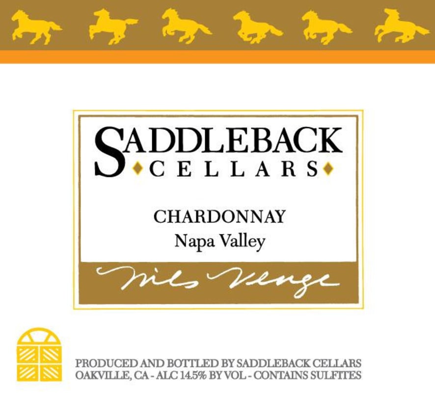 Saddleback Chardonnay 2010 Front Label